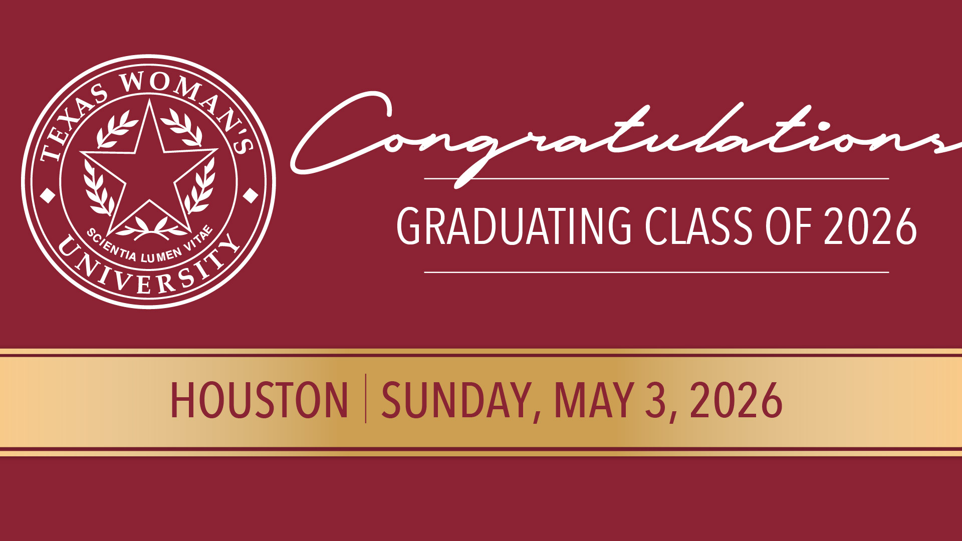 Texas Woman’s University Houston Commencement Ceremony