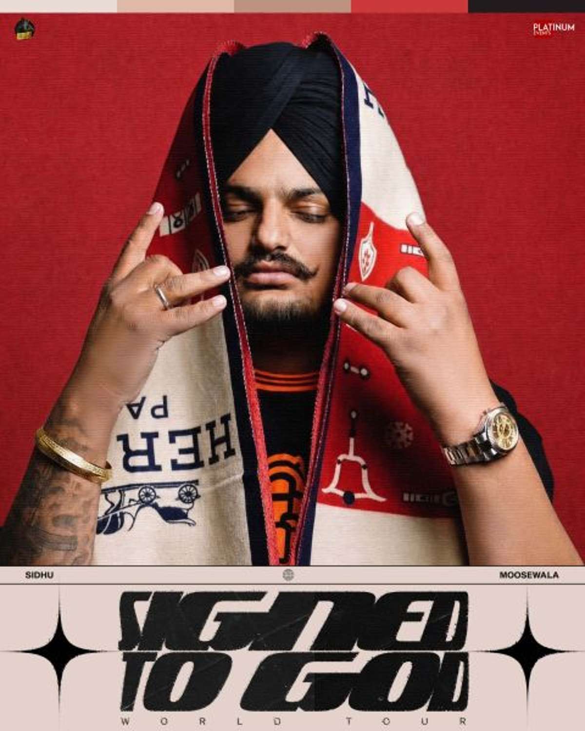 Sidhu Moosewala Signed to God World Tour