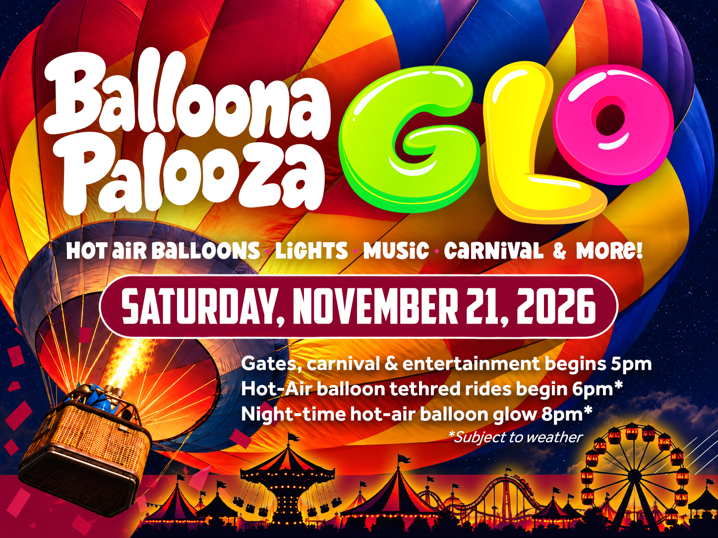 Balloona Palooza GLO Festival - Fort Bend Epicenter